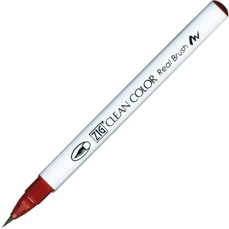 ZIG CLEAN COLOR REAL BRUSH RB-6000AT 260 DEEP RED