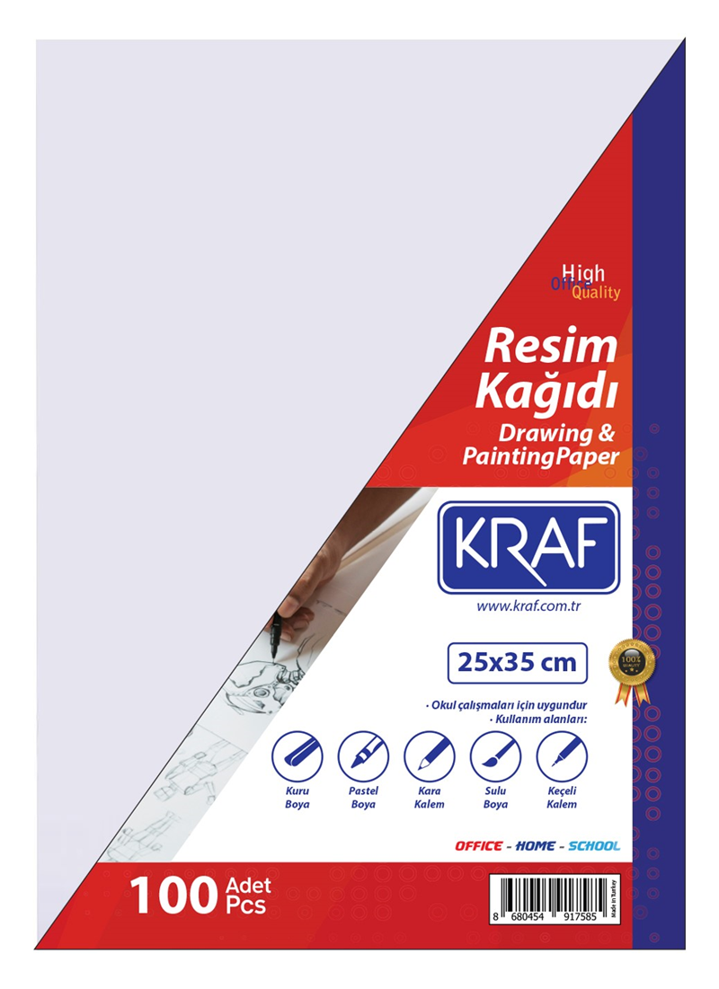 KRAF RESIM KAGIDI 25x35 100 LÜ 