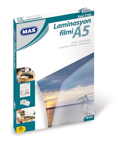 MAS LAMINASYON FILMI 125 MIC.A5 10 7705