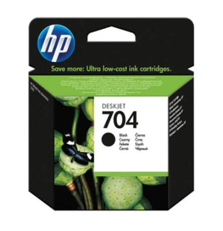 HP 704 Mürekkep Kartuşu Siyah